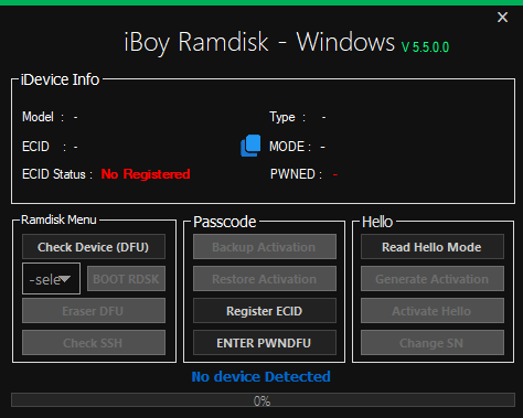 iBoy Ramdisk Tool v5.6.0.0 Bypass Free iCloud Unlimited Tool