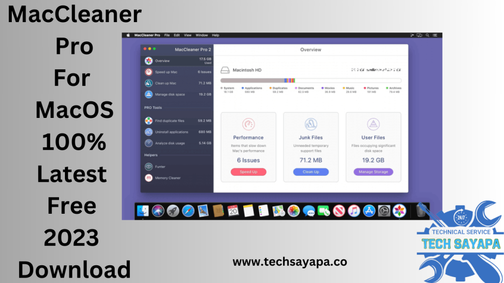 MacCleaner Pro For MacOS 100% Latest Free 2023 Download