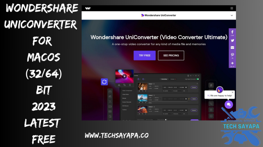 Wondershare UniConverter For MacOS (32/64) Bit 2023 Latest Free