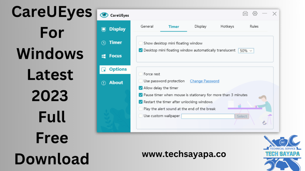 CareUEyes For Windows Latest 2023 Full Free Download