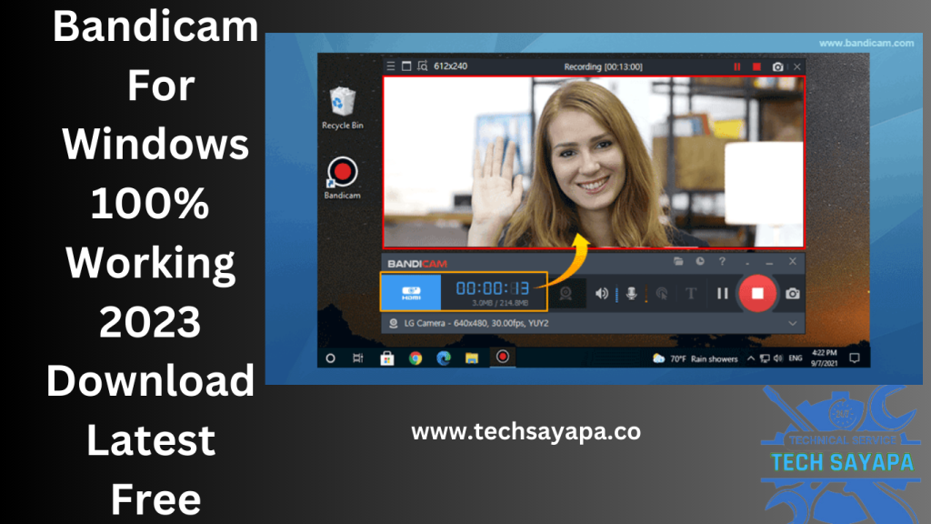 Bandicam For Windows 100% Working 2023 Download Latest Free