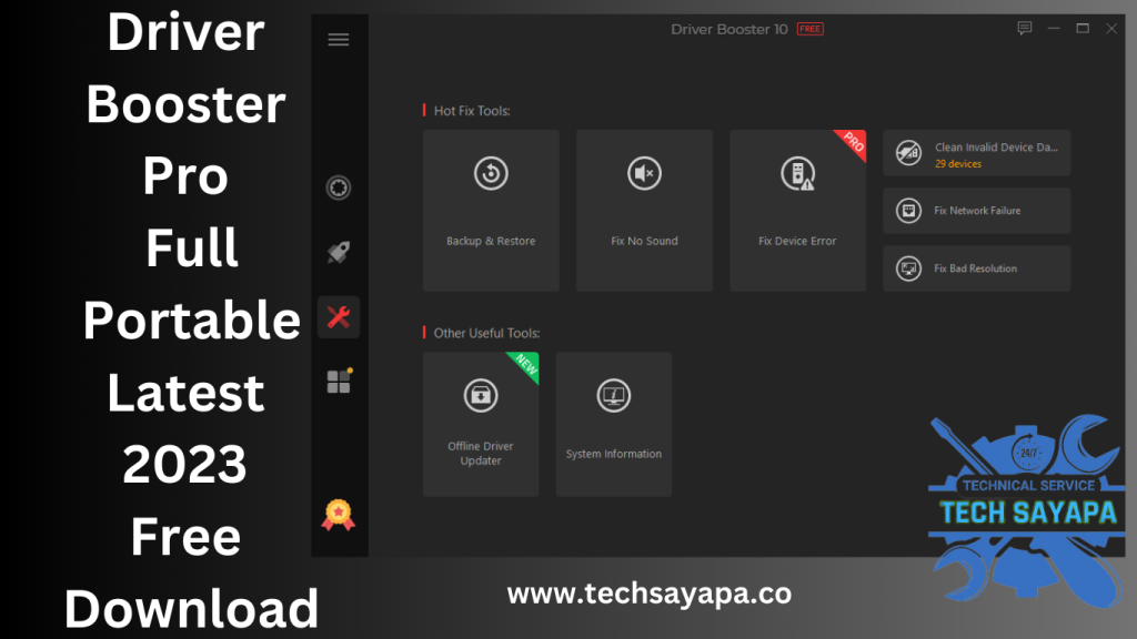 Driver Booster Pro Full Portable Latest 2023 Free Download
