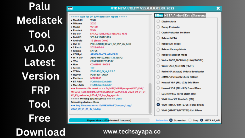 Palu Mediatek Tool v1.0.0 Latest Version FRP Tool Free Download