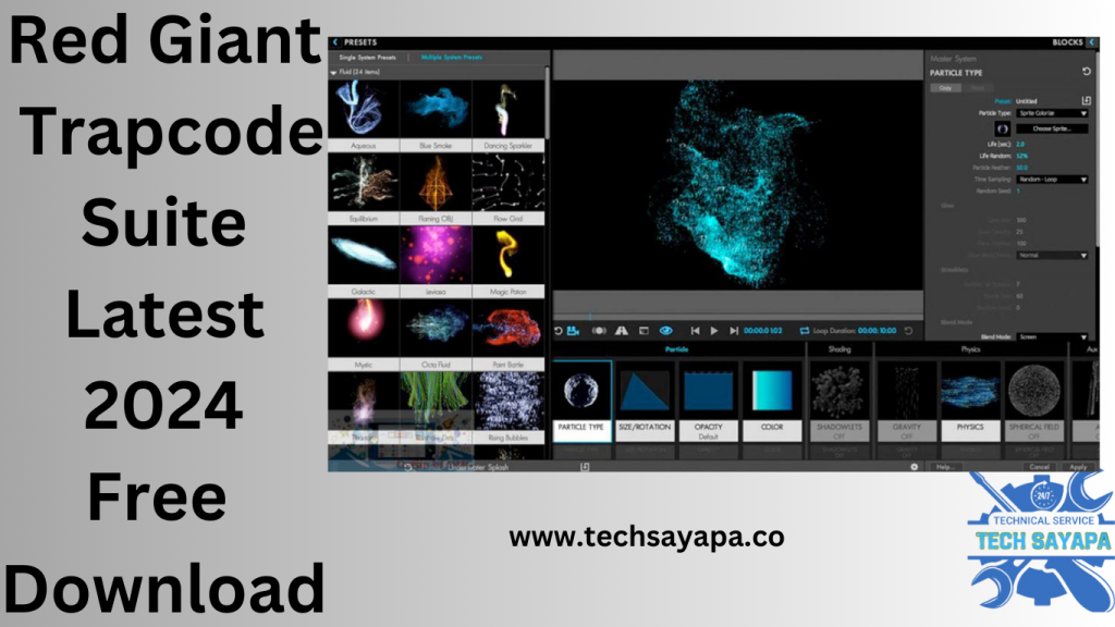 Red Giant Trapcode Suite Latest 2024 Free Download