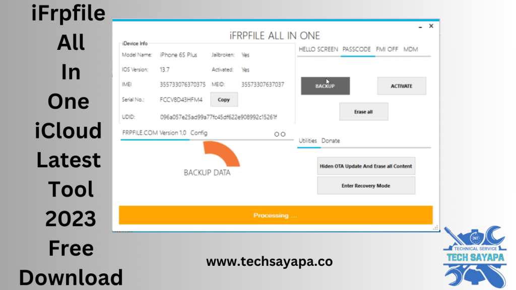 iFrpfile All In One iCloud Latest Tool 2023 Free Download 