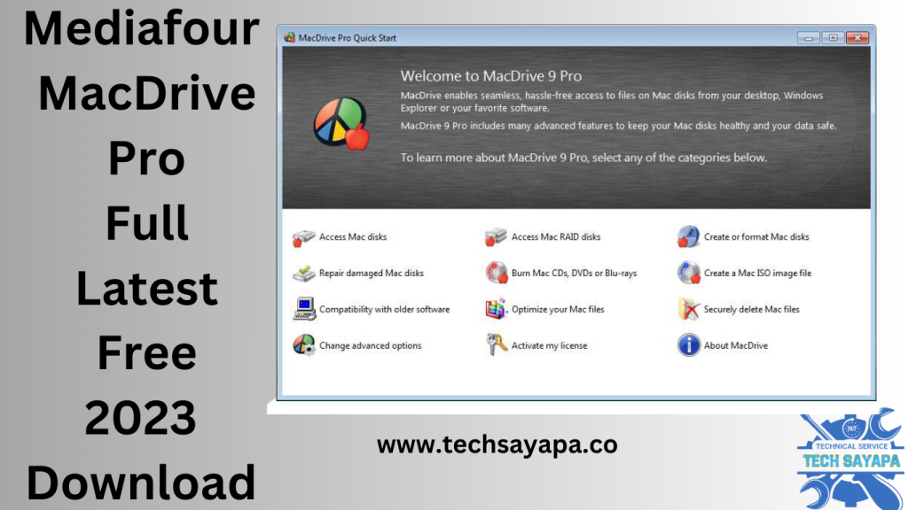 Mediafour MacDrive Pro Full Latest Free 2023 Download