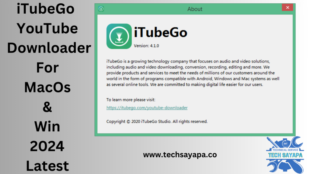 iTubeGo YouTube Downloader For MacOs & Win 2024 Latest